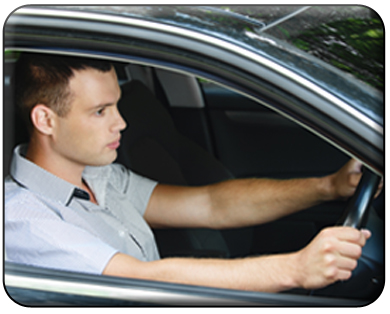 Driving a car