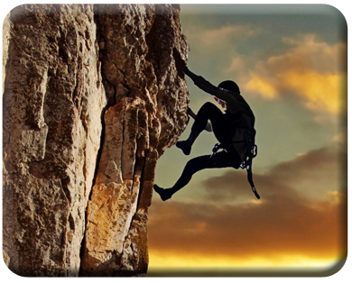 Rock climbing